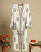 Elegant Hand Block Print Cotton Bathrobe (BROB12)